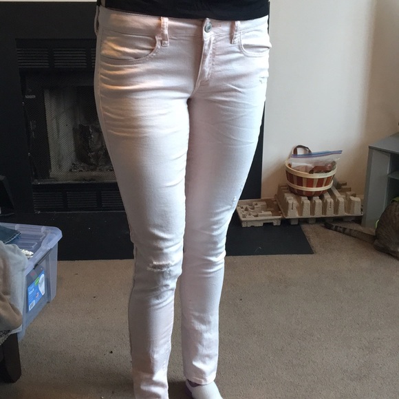American Eagle Outfitters Denim - American Eagle Light Pink Skinny Jeans